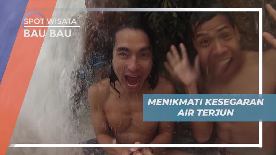 Bermain Menikmati Kesegaran Air Terjun Kogawuna Bau Bau