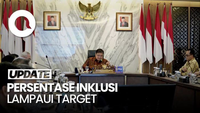 Menko Airlangga: Persentase Inklusi Keuangan 2023 Lampaui Target