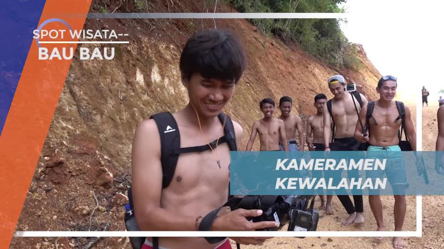 Melewati Lintasan Berbatu Tanpa Alas Kaki Menuju Air Terjun, Bau Bau