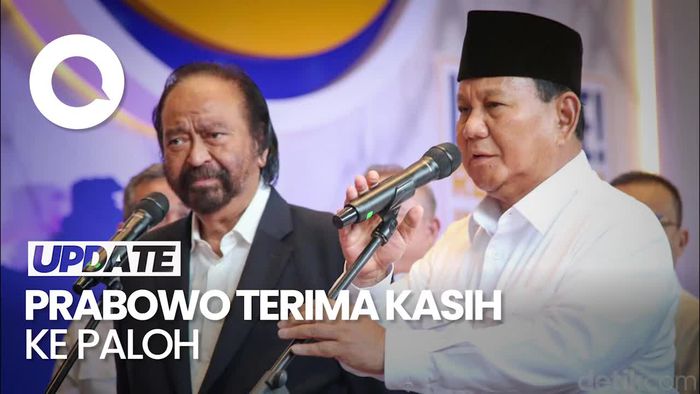 Temui Surya Paloh, Prabowo Ucapkan Terima Kasih atas Ucapan Selamat