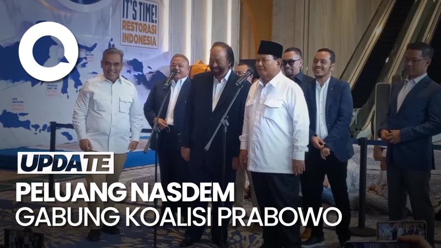 Surya Paloh soal Peluang NasDem Gabung Koalisi Prabowo: 50:50