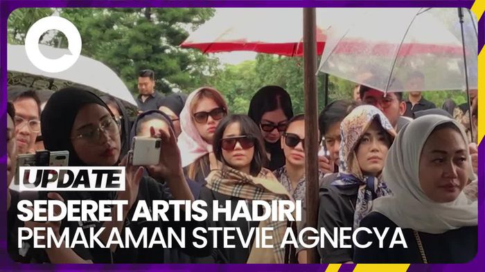 Fuji hingga Elly Sugigi Hadiri Pemakaman Stevie Agnecya
