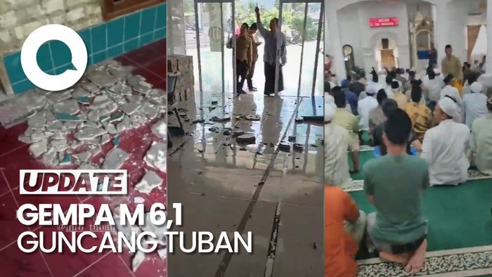 Kepanikan Warga saat Gempa M 6,1 Guncang Tuban