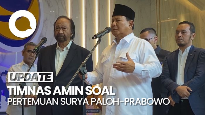 Timnas AMIN Sebut Pertemuan Paloh-Prabowo Biasa: Tak Ada Bagi-bagi Kursi Kabinet