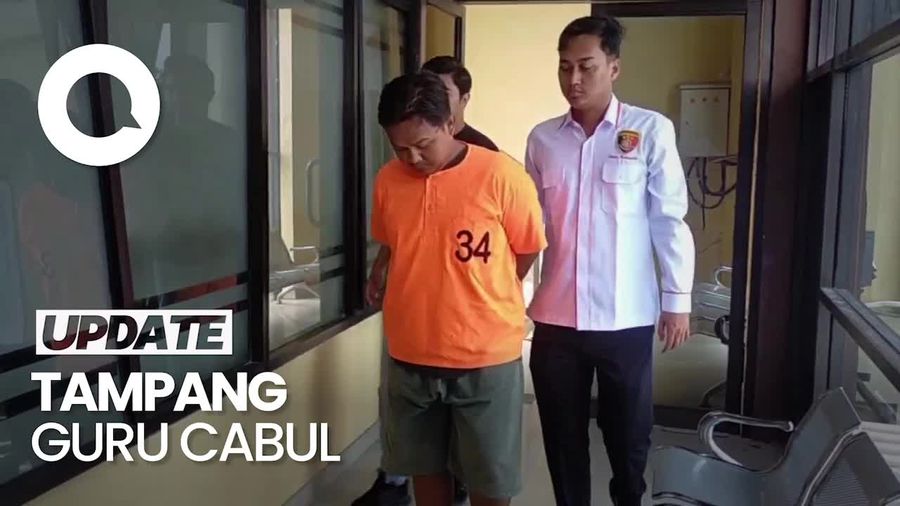 Tampang Guru Madrasah Cabuli 8 Siswa di Bojonegoro