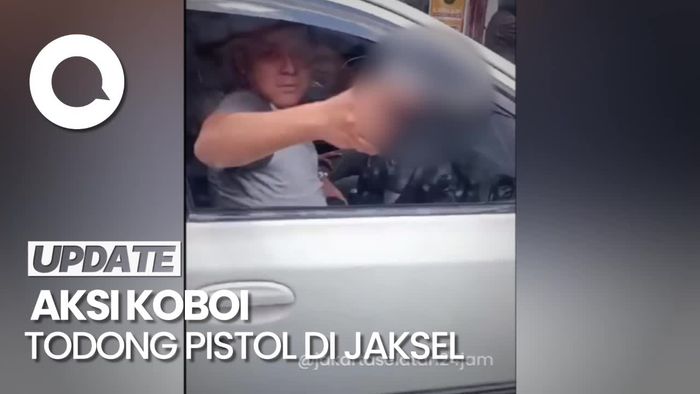 Pria Koboi yang Todong Pistol ke Mobil di Jaksel Diciduk Polisi