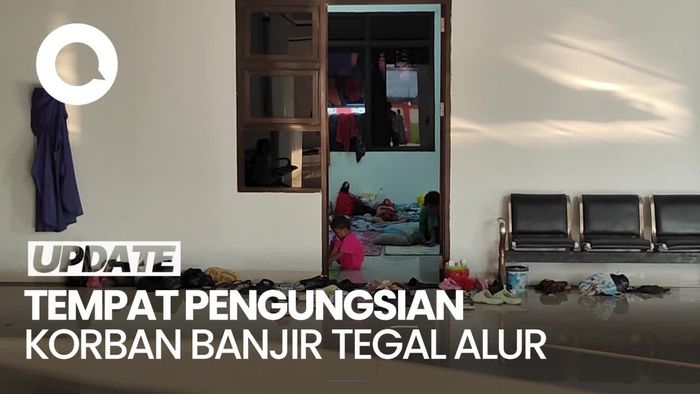 Melihat Kondisi Pengungsian Korban Banjir Tegal Alur di Rusun Lokbin Jakbar