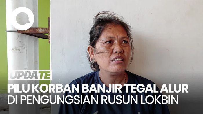 Pilu Korban Banjir Tegal Alur Mengungsi di Rusun: 1 Kotak Nasi untuk 1 Keluarga