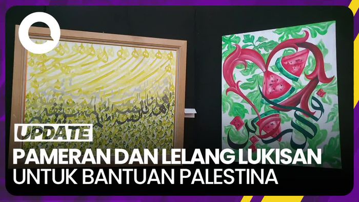 Melihat Pameran dan Lelang Lukisan Kemanusiaan Tanpa Batas Untuk Bantuan Palestina