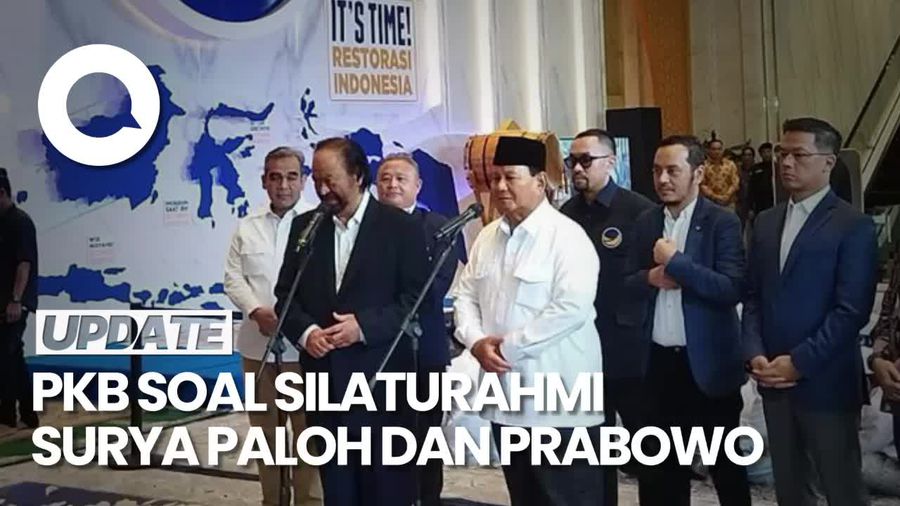 PKB soal Pertemuan Surya Paloh-Prabowo: Silaturahmi Sangat Baik