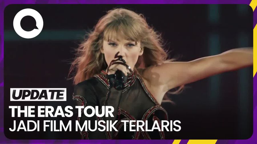 Konser The Eras Tour Taylor Swift Pecahkan Rekor Film Musik Terlaris
