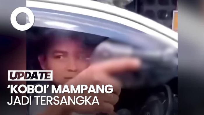 Fakta-fakta Pengendara Koboi Todong Pistol di Jalanan Mampang