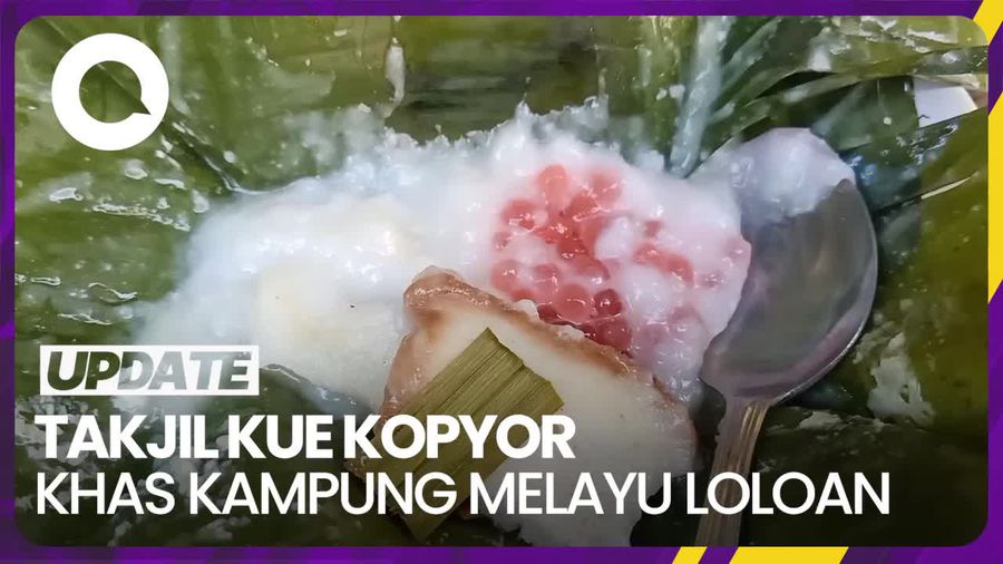 Kue Kopyor, Hidangan Takjil Khas Kampung Melayu Loloan di Jembrana