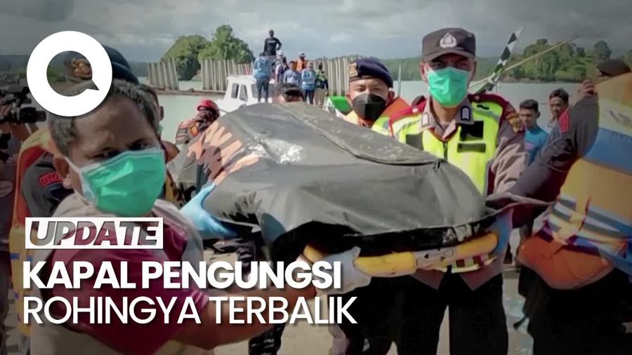 2 Jenazah Ditemukan Seusai Kapal Pengungsi Rohingya Terbalik di Laut Aceh