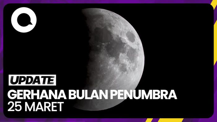 Fenomena Gerhana Bulan Penumbra Bakal Terjadi Besok