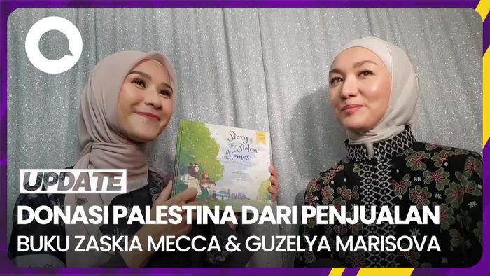Hasil Penjualan Buku Zaskia Mecca-Guzelya Marisova Akan Didonasikan ke Palestina