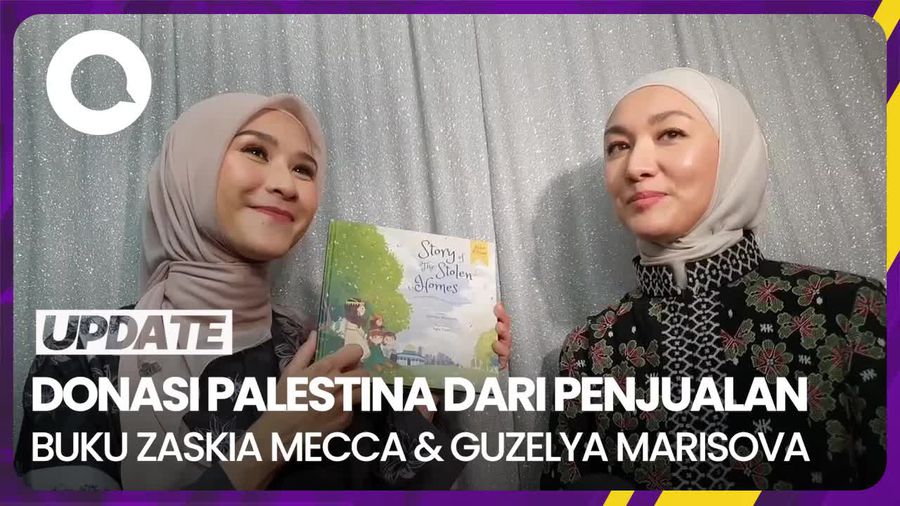 Hasil Penjualan Buku Zaskia Mecca-Guzelya Marisova Akan Didonasikan ke Palestina