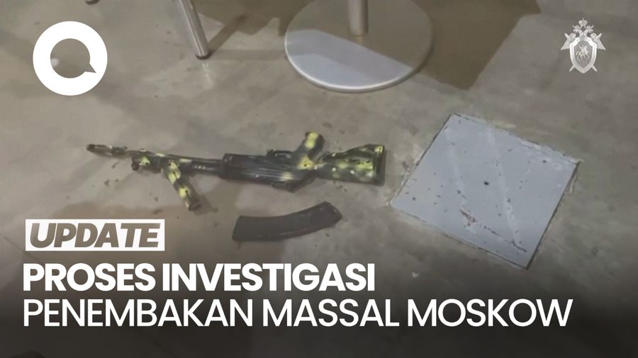 Temuan Senjata di Lokasi Penembakan Massal Di Moskow