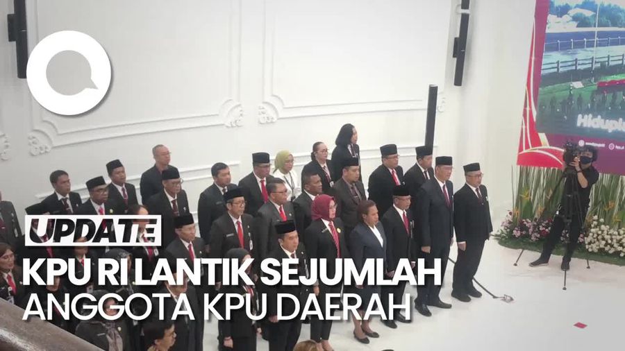KPU RI Lantik Anggota KPU Provinsi Maluku dan 37 Anggota KPU Kabupaten/Kota