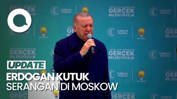 Erdogan Kutuk Keras Serangan Teroris Keji di Moskow