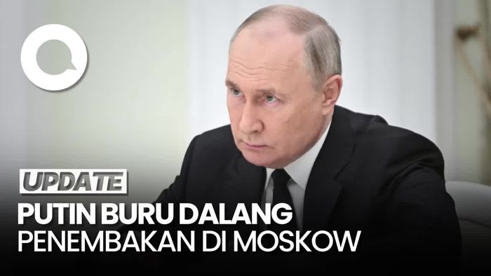 Putin Buru Dalang di Balik Serangan Moskow: Kami Akan Hukum Semuanya!