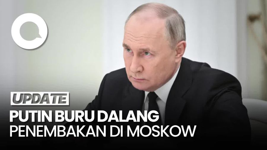 Putin Buru Dalang di Balik Serangan Moskow: Kami Akan Hukum Semuanya!