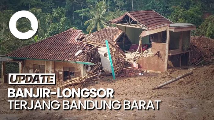 Penampakan Dampak Banjir Bandang-Longsor di Pelosok Bandung Barat