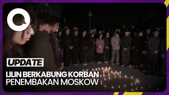 Mahasiswa di Rusia Nyalakan Lilin Kenang Korban Penembakan Moskow 
