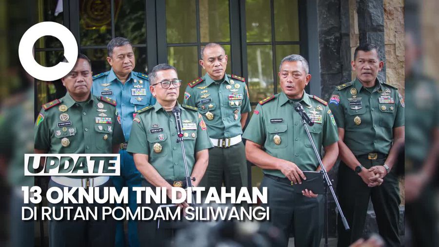 13 Oknum Penganiaya KKB Ditahan di Rutan Maximum Security Pomdam Siliwangi
