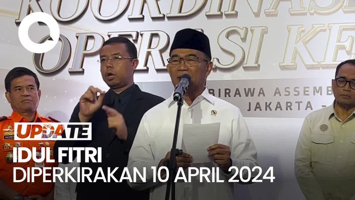 Menko PMK: Idufitri Hampir Bisa Dipastikan Jatuh Pada 10 April