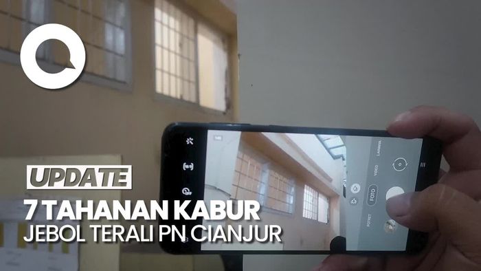 Jebol Terali PN Cianjur dengan Tangan Kosong, 7 Tahanan Kabur