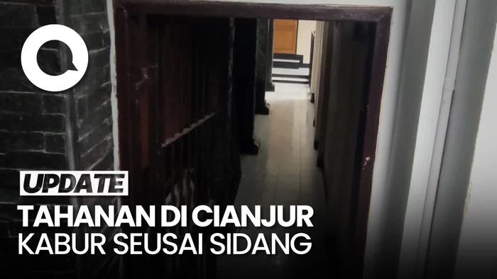 Tujuh Tahanan Kabur Seusai Jalani Sidang di PN Cianjur!