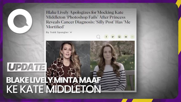Blake Lively Minta Maaf Seusai Ejek Kate Middleton Photoshop Gagal