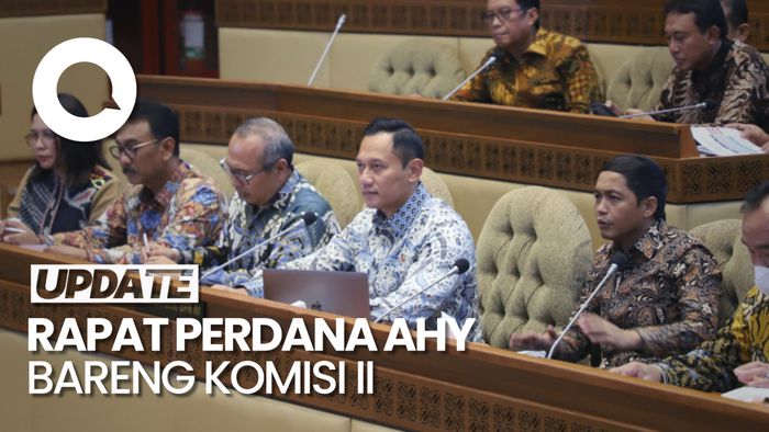 AHY Pamer 16 Tahun di TNI-Jadi Politisi dalam Rapat Perdana Bareng Komisi II