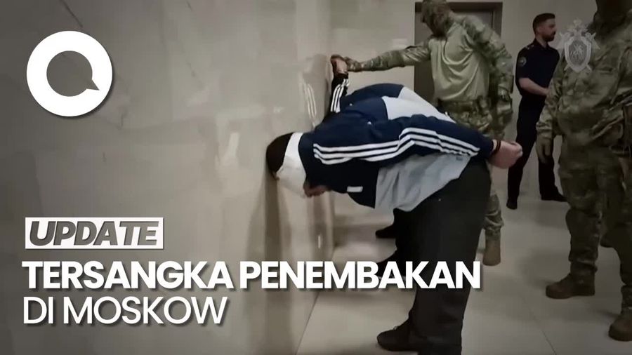 Tersangka Penembakan Massal di Moskow Digiring ke Komite Investigasi