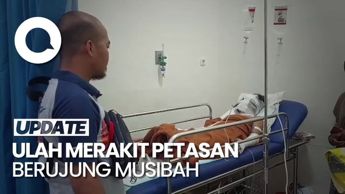 Mercon Meledak saat Bikin Petasan, Paman-Keponakan Luka hingga Jari Putus