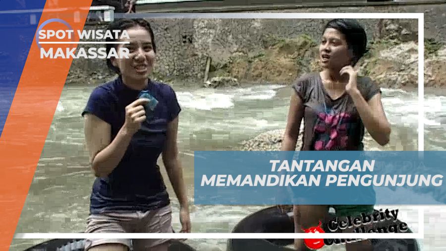 Tantangan Seru Memandikan Pengunjung Taman Nasional Bantimurung, Makassar