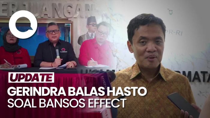 Gerindra Balas Hasto soal Hasil Pemilu karena Bansos: Nyinyiran Nenek-nenek