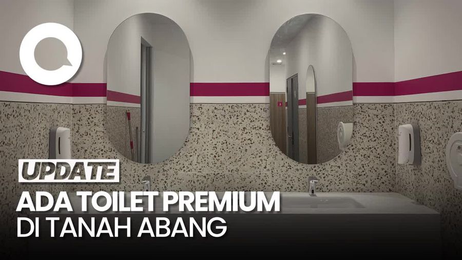 Mengintip Toilet Premium di Tanah Abang, Instagramable Banget!