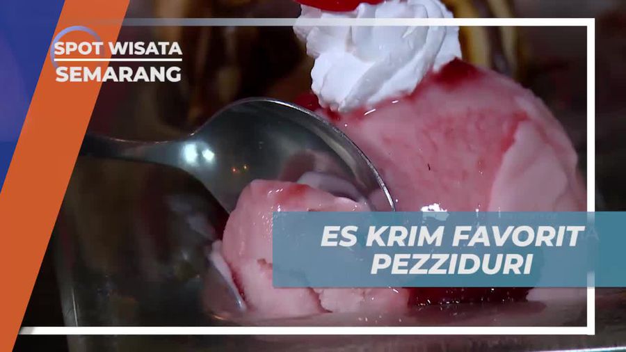 Pezziduri, Es Krim Segar Sebagai Dessert, Semarang
