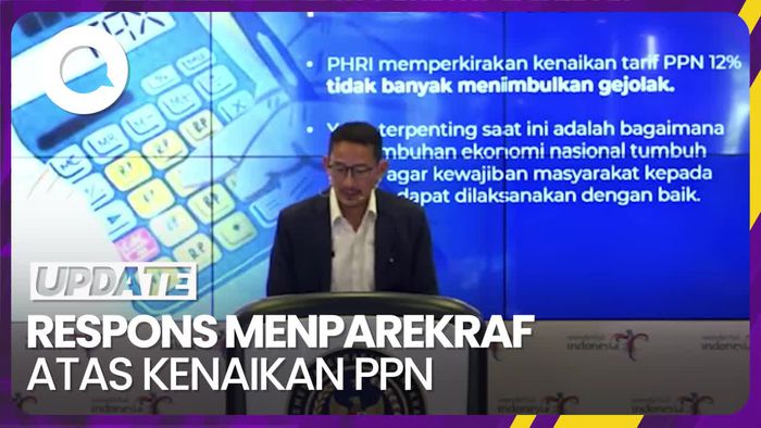 Soal PPN Akan Naik Jadi 12%, Menparekraf Harap Tak Timbulkan Gejolak