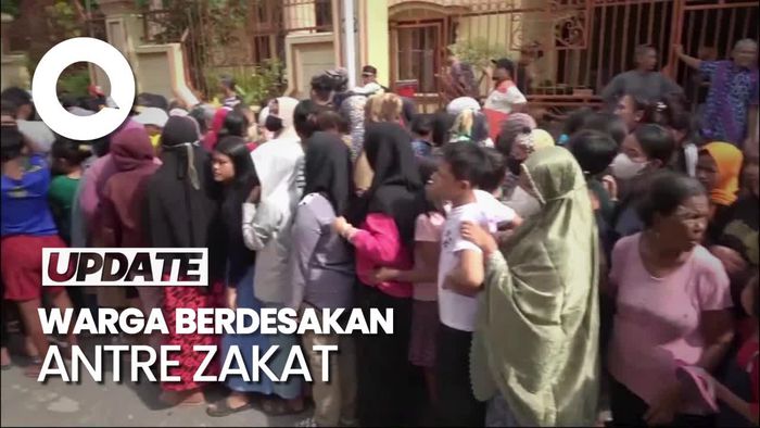 Pembagian Zakat di Makassar Berujung Ricuh, Sejumlah Warga Pingsan