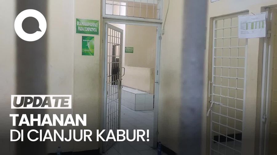 Sederet Fakta 7 Tahanan di Cianjur Kabur Jebol Terali Sel