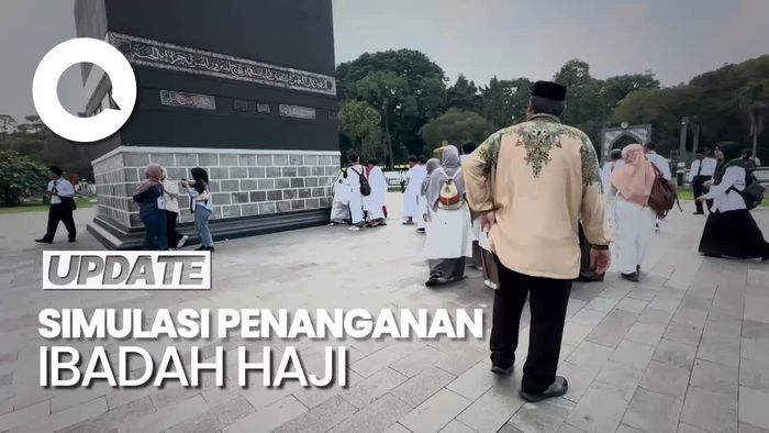 Petugas Penyelenggara Ibadah Haji Gelar Simulasi Penanganan Jemaah