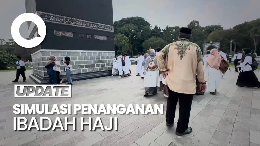 Petugas Penyelenggara Ibadah Haji Gelar Simulasi Penanganan Jemaah