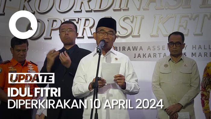 Pemerintah Prediksi Lebaran Tahun Ini Serentak di Tanggal 10 April