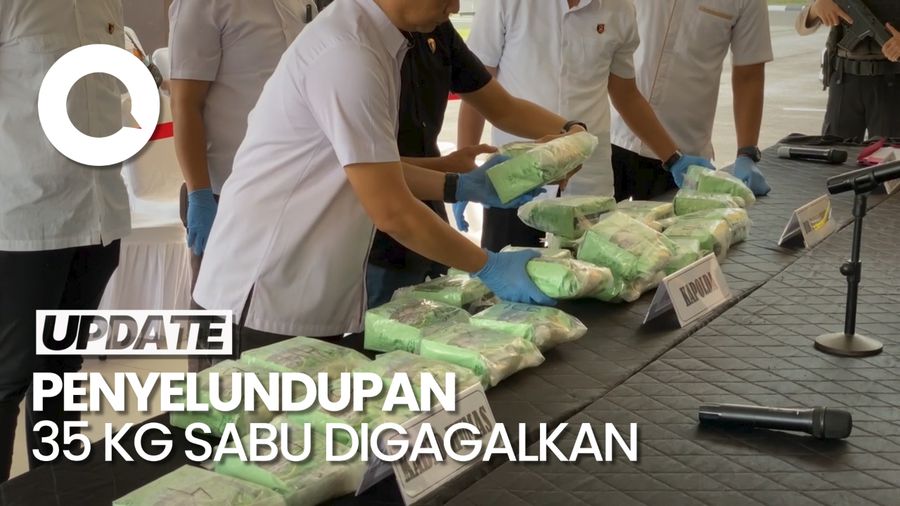 Polisi Gagalkan Penyelundupan 35 Kg Sabu dari Aceh ke Pulau Bangka