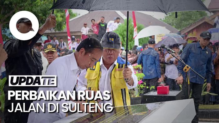 Jokowi Resmikan Perbaikan 15 Ruas Jalan di Sulteng