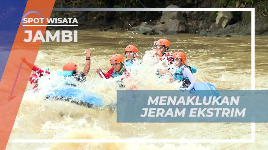 Menaklukkan Debit Air Deras Sungai Batang Jambi Dengan Rafting