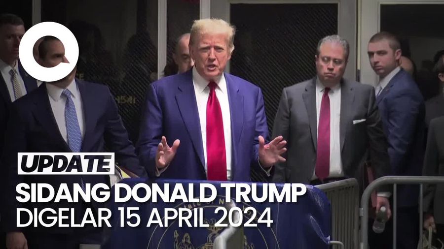 Trump soal Sidang Kasus Suap Bintang Porno: Ini Campur Tangan Pemilu!